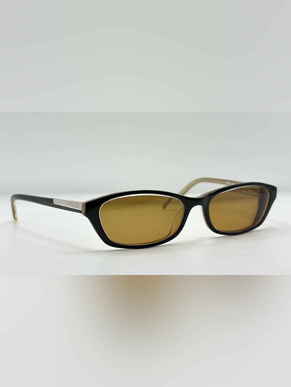 Anne Klein AK8076 Black Oval Sunglasses Frames Only